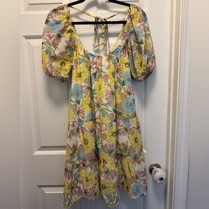 Flying Tomato Dress Floral Print with Belt